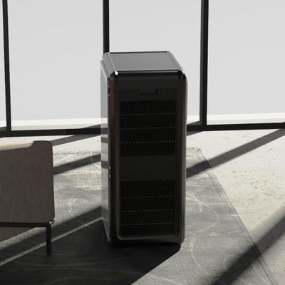 Fünf Geschwindigkeit Hepa-Filter-UV-Licht-Luftreiniger ABS Material Soem